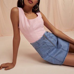 FINDERS KEEPERS NAOMI TOP FUSCHIA SIZE M Original